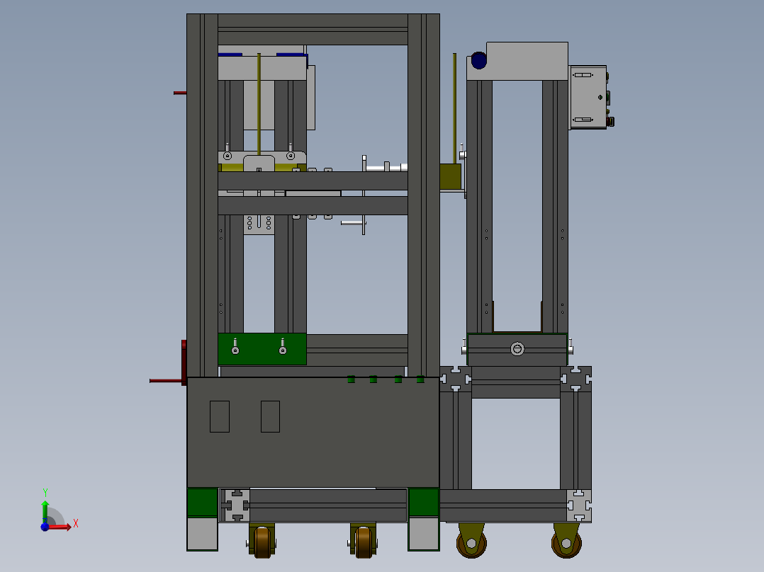开关齿轮耐久性试验机前视图