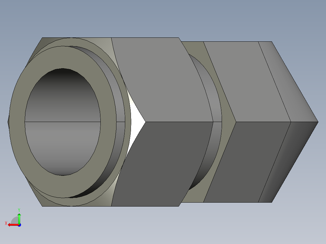 卡套式工业通用硬管接头14_vbu-s后视图