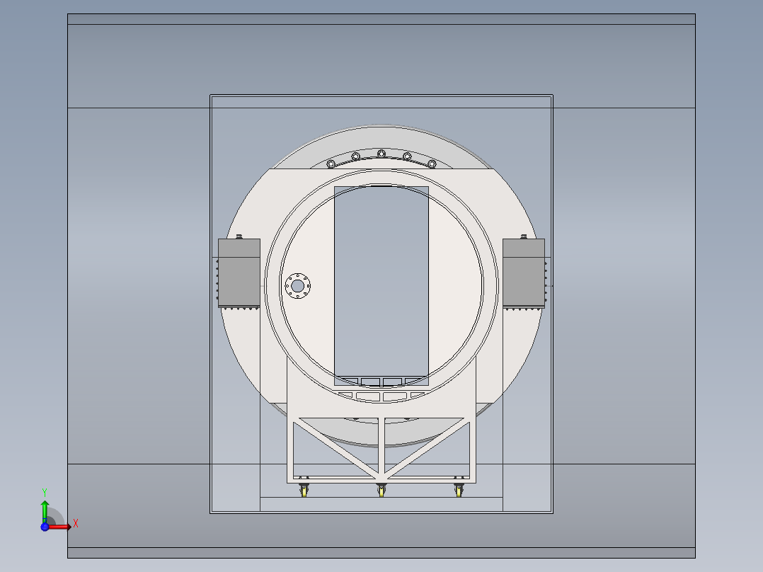接驳装置模型前视图