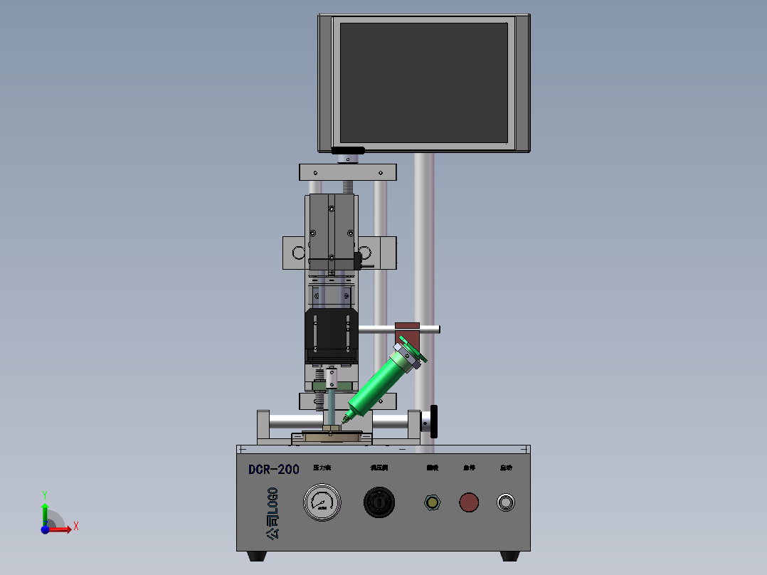 离心点胶机平前视图