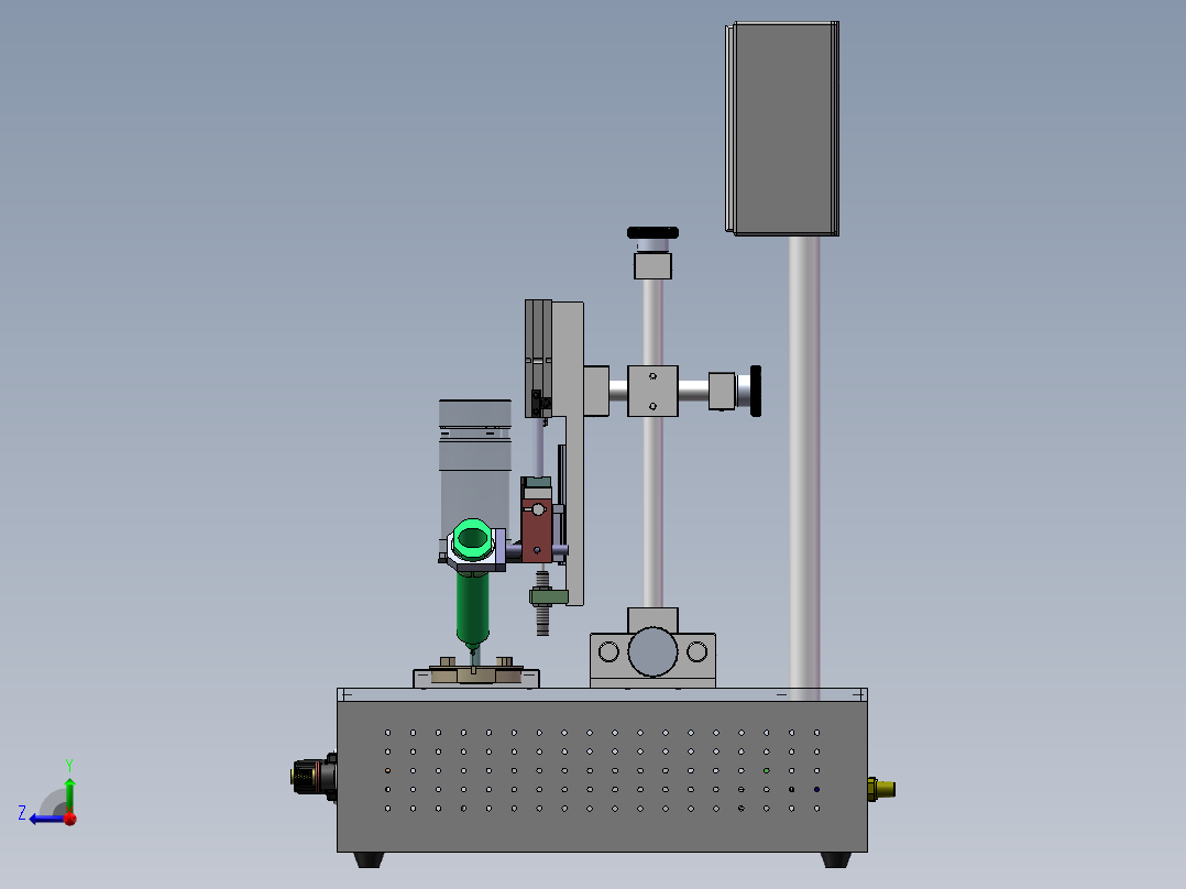 离心点胶机平右视图
