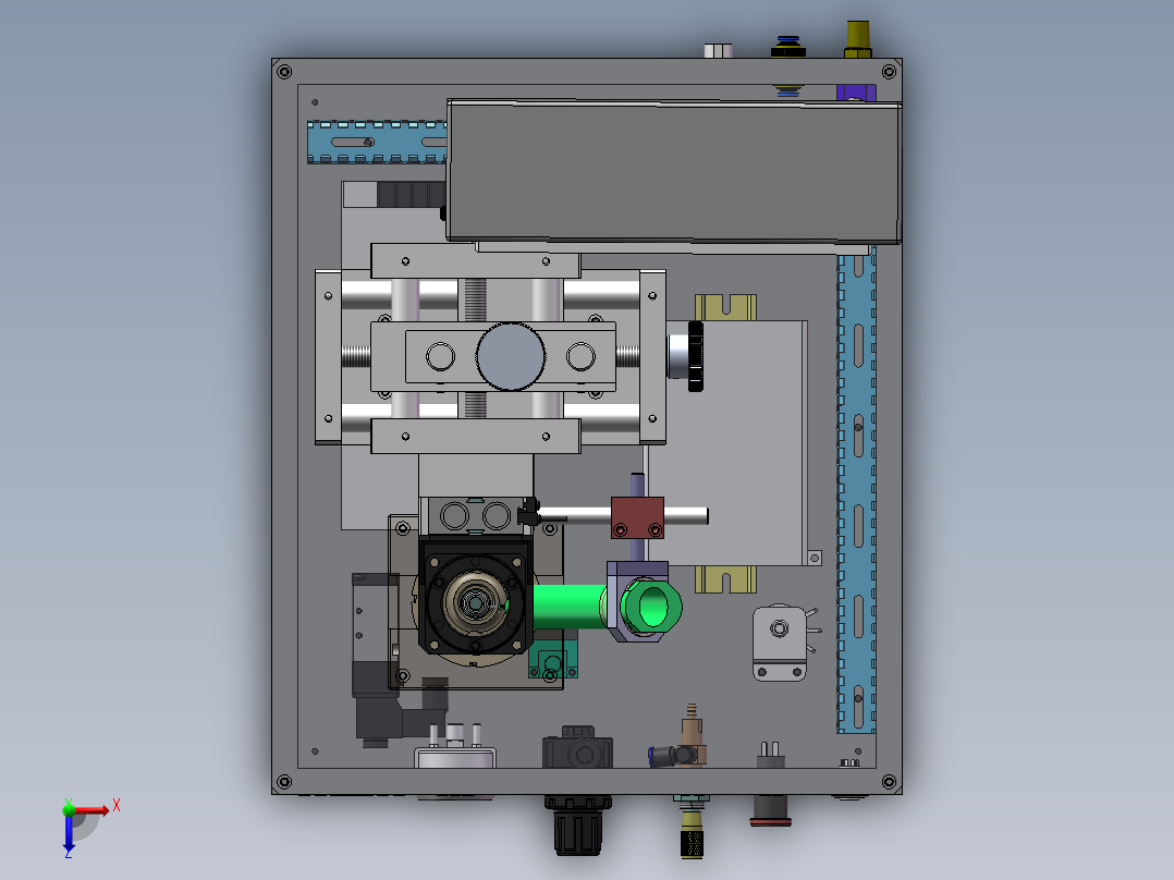 离心点胶机平俯视图