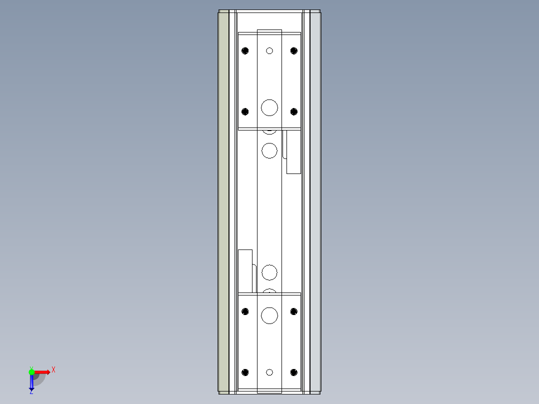 威洛博模组LEHF40-S80俯视图