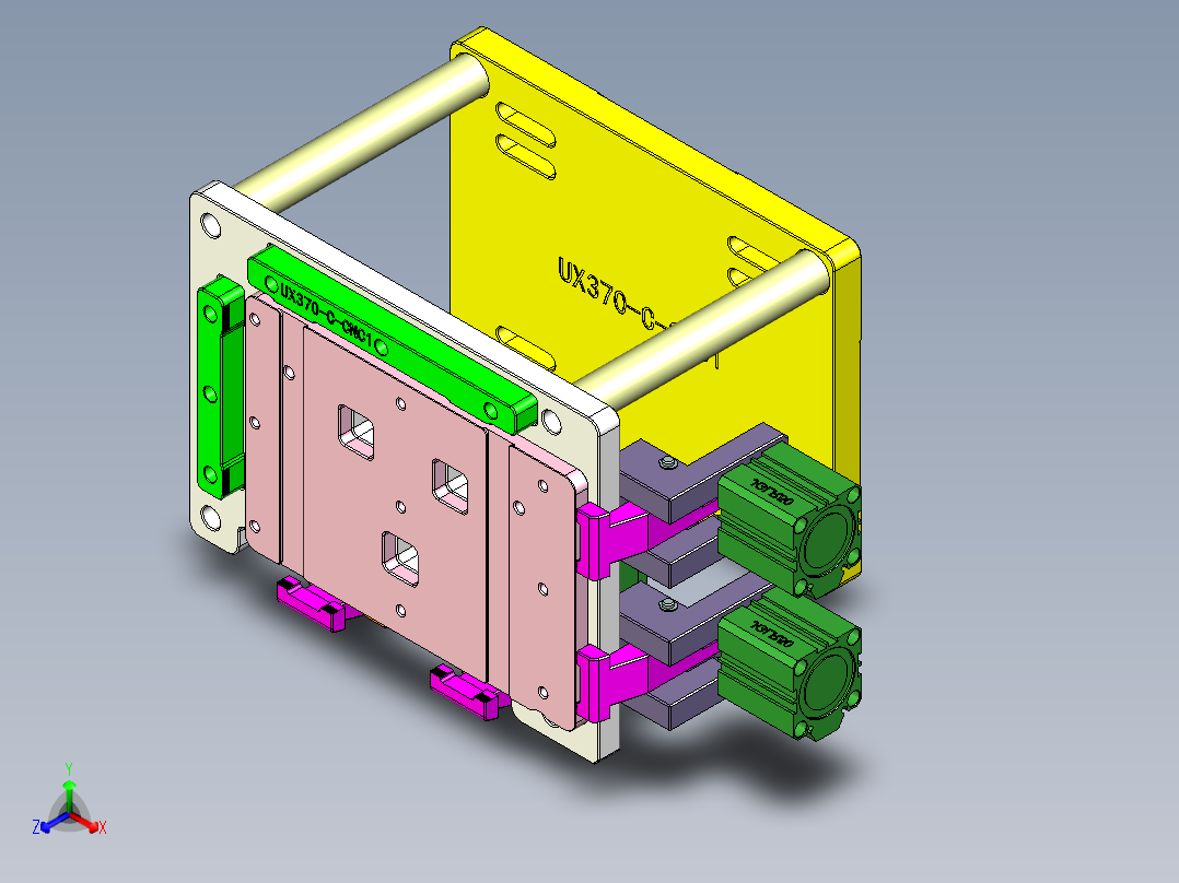 UX370-C-CNC1-1017正等轴测图