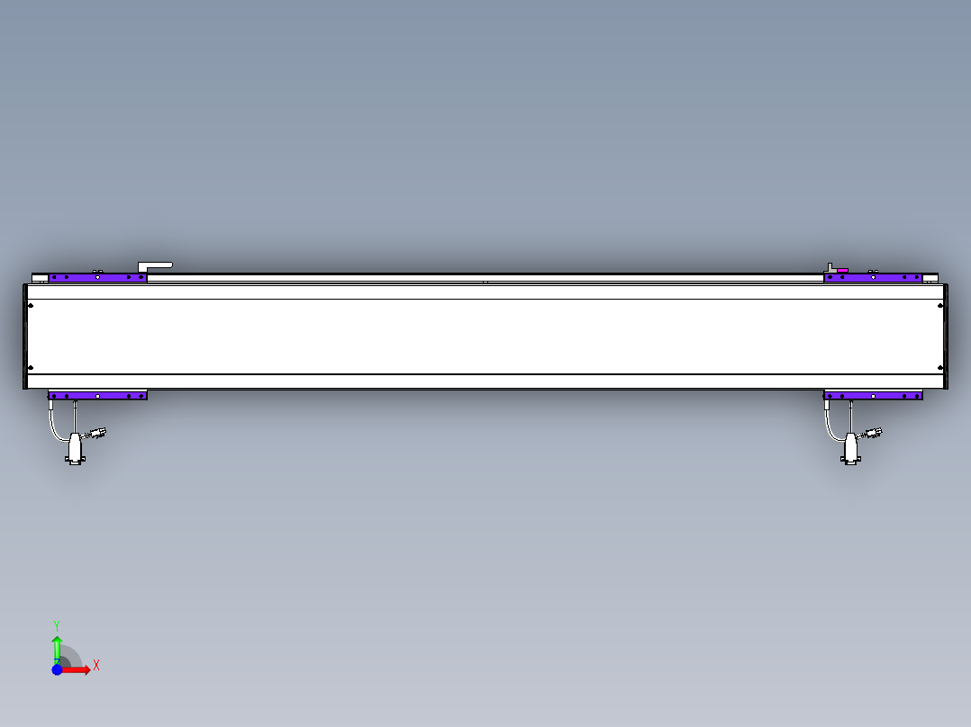 威洛博VL系列直线电机模组-2VL17E2-S1050前视图