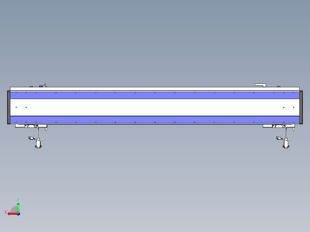 威洛博VL系列直线电机模组-2VL17E2-S1050后视图
