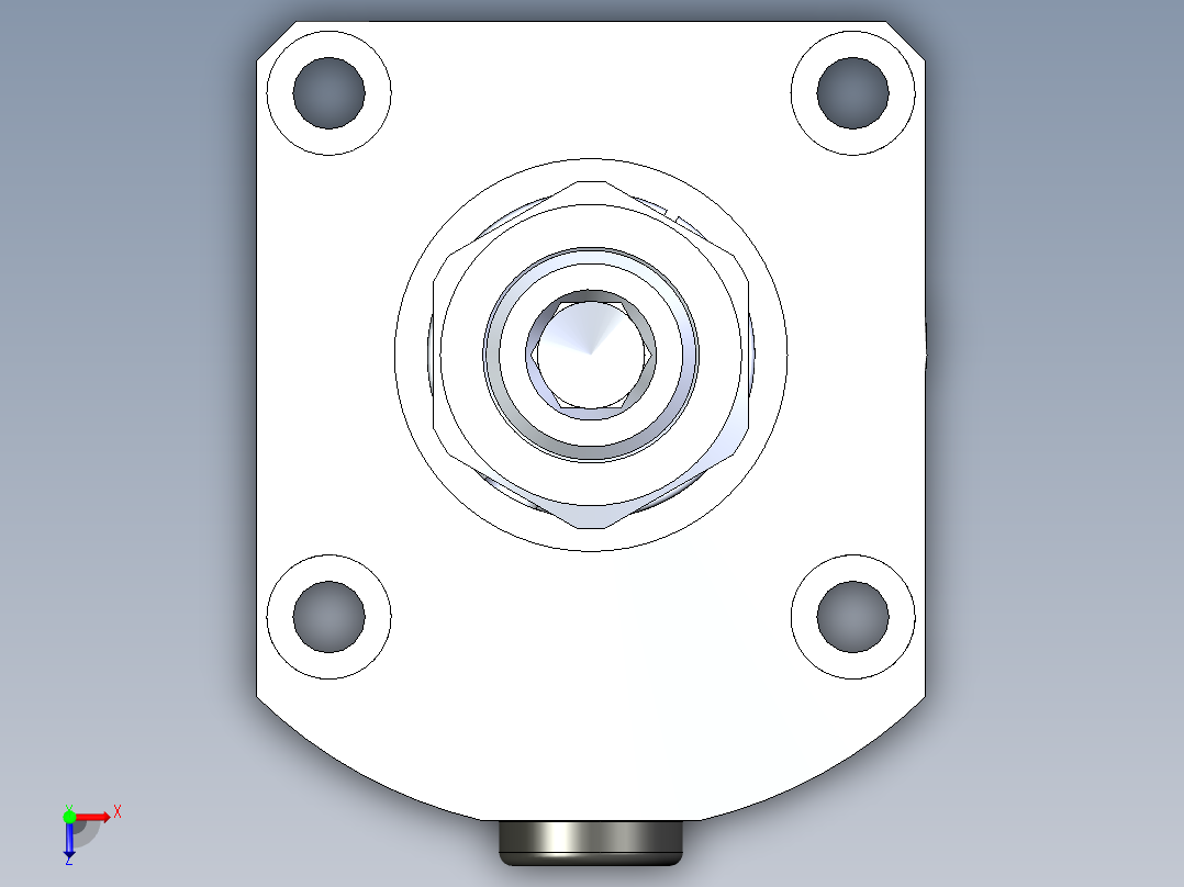 KOSMEKLT0480-CL-Y30多系列多零件图纸模型多系列多零件图纸模型俯视图
