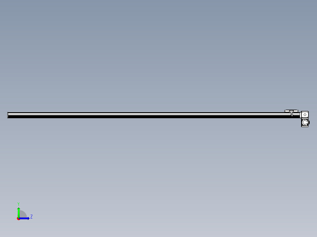 同步带全封闭直线模组TPA-HCB-105D-90-L2550-RP-Y-P20-N3左视图