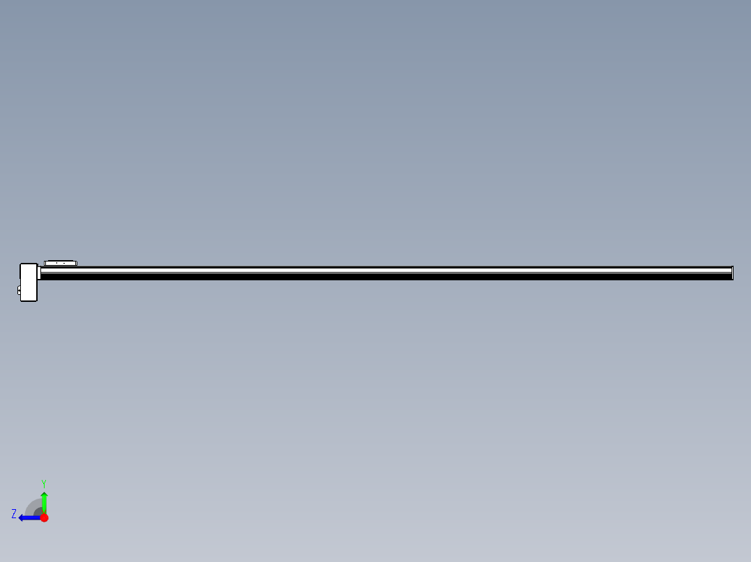 同步带全封闭直线模组TPA-HCB-105D-90-L2550-RP-Y-P20-N3右视图