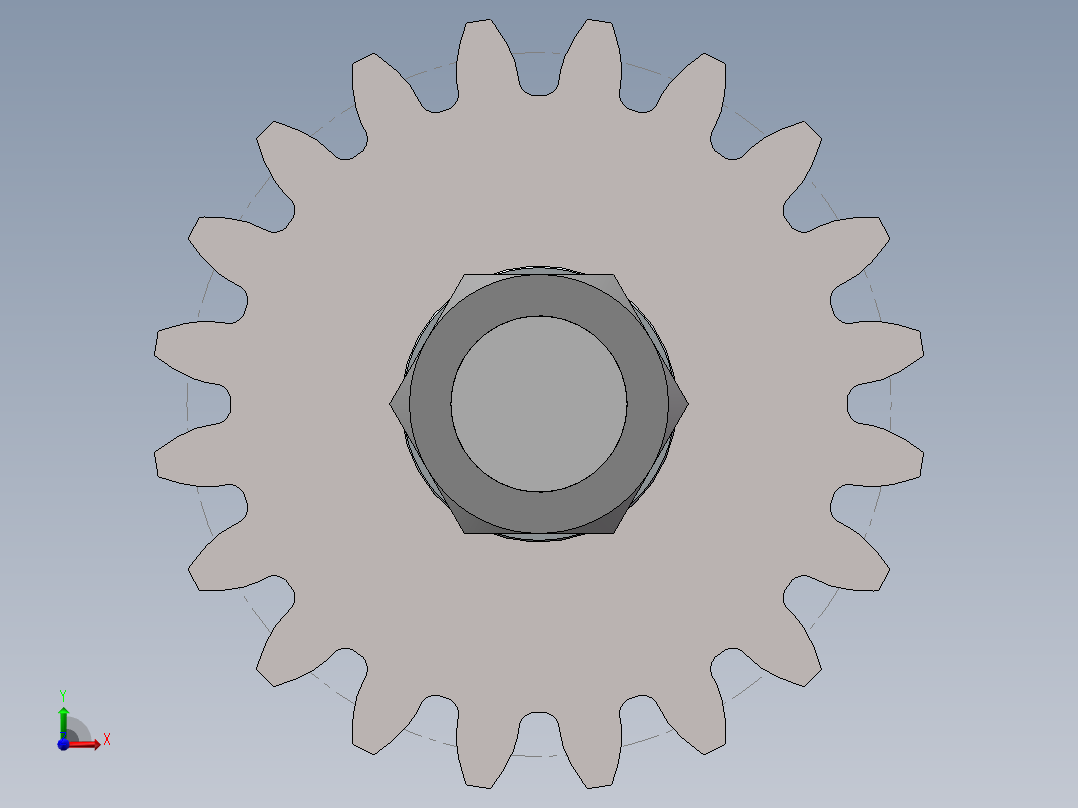 行走机器人结构设计前视图
