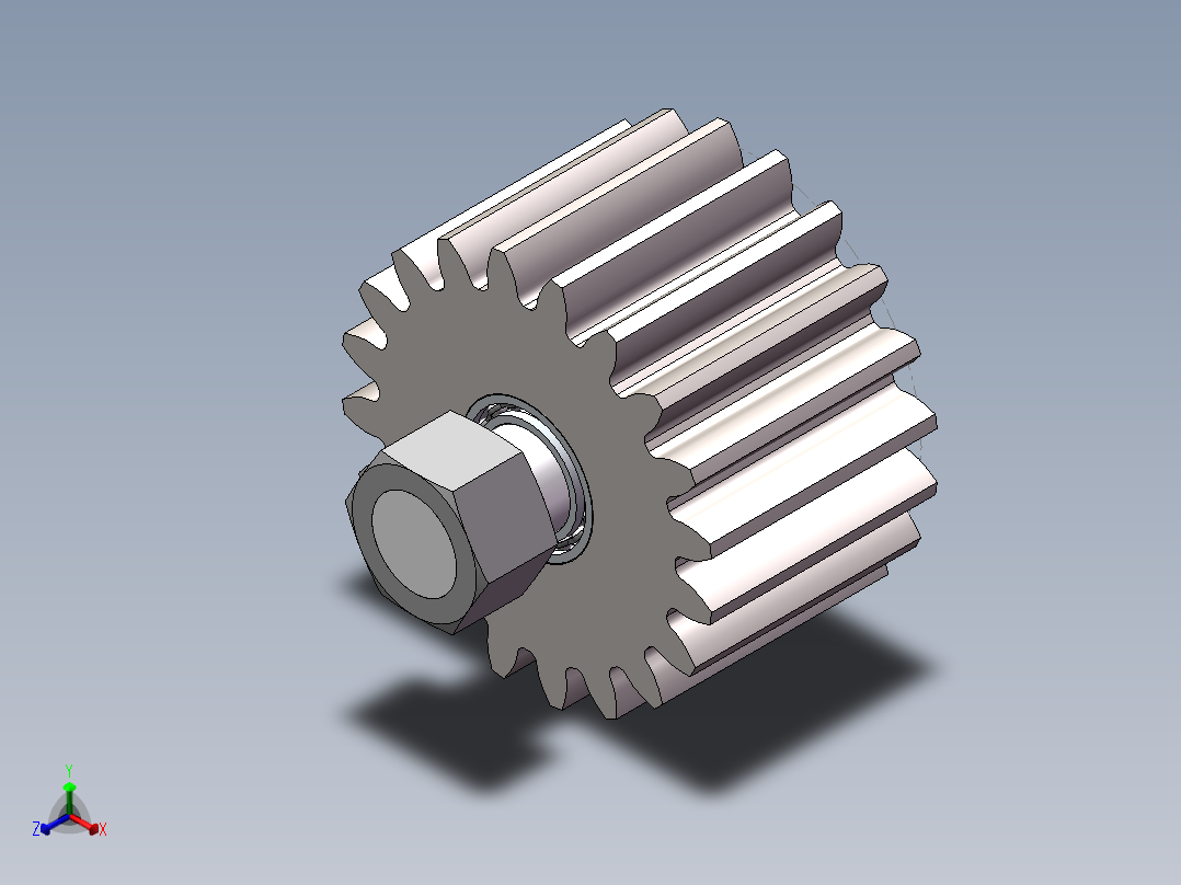 行走机器人结构设计正等轴测图