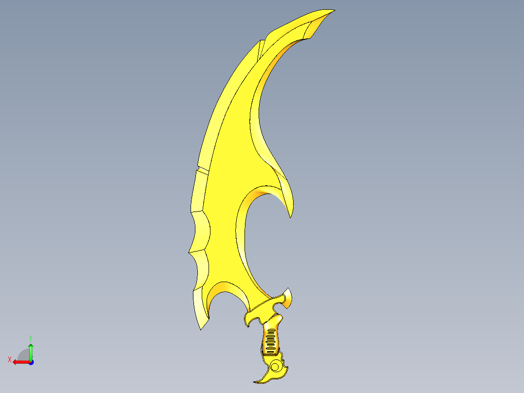 剑、宝剑(55)后视图