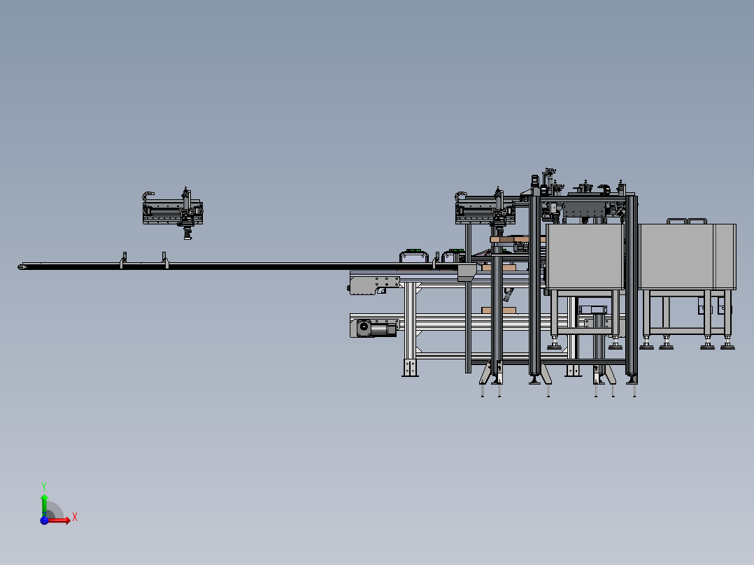 全自动电表（NB和IC卡表）控制和上壳装配线sw16可编辑前视图