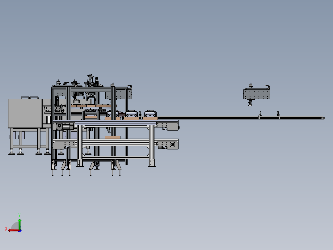 全自动电表（NB和IC卡表）控制和上壳装配线sw16可编辑后视图
