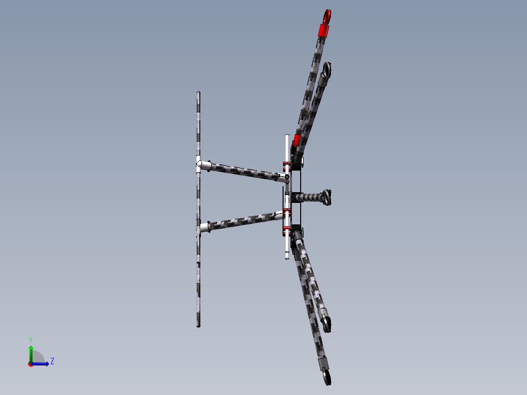 大疆DJI S1000图纸左视图