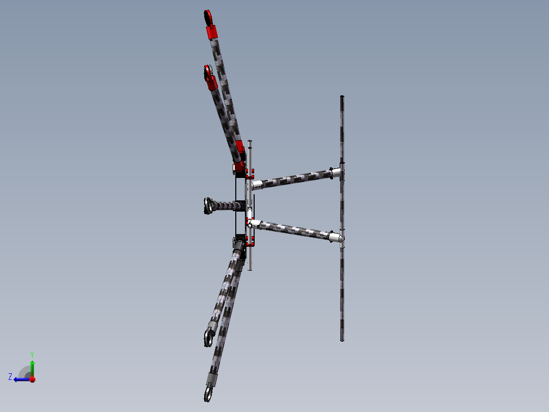 大疆DJI S1000图纸右视图