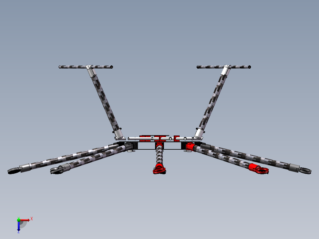 大疆DJI S1000图纸俯视图