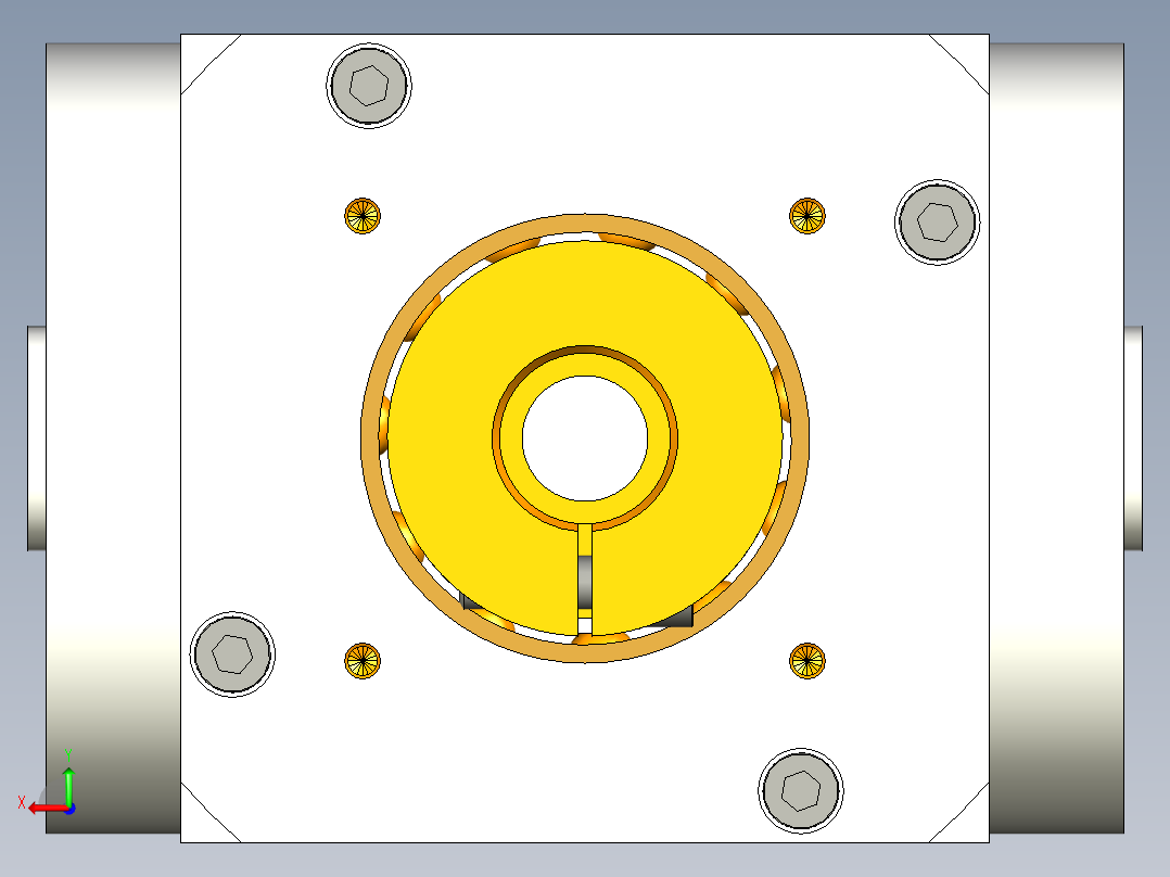 换向器PW90双孔 PGH90-L1 14-50-70-M4.stp后视图