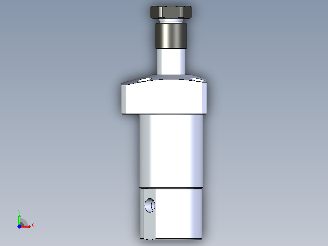 KOSMEKLHA0400-SLN_R01多系列多零件图纸模型前视图