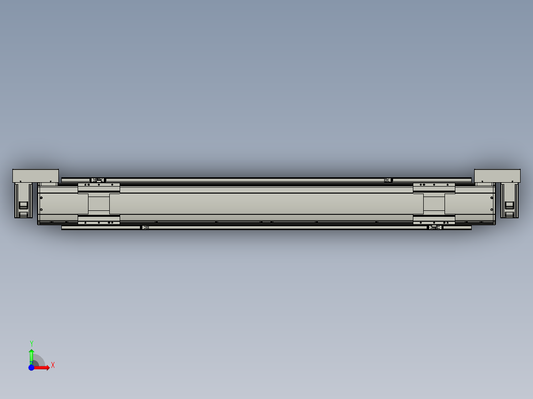 威洛博双电机滑台-VBF14S2-L50-S950-BLR-P40-C6前视图