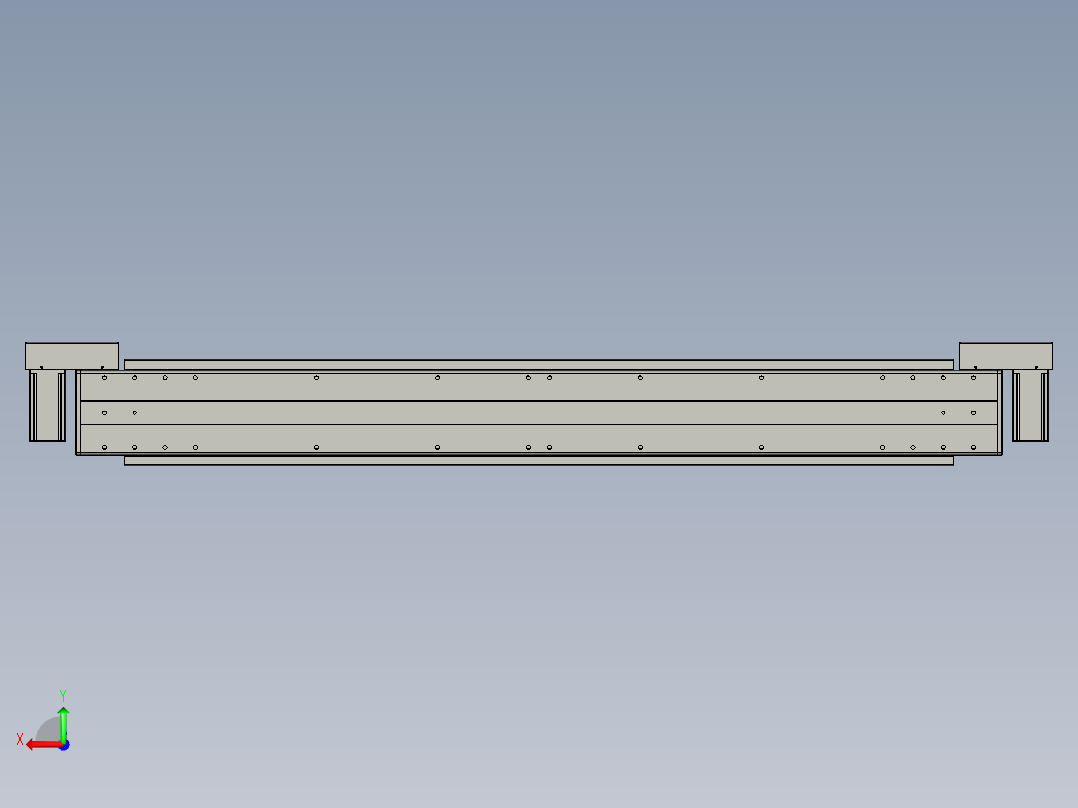 威洛博双电机滑台-VBF14S2-L50-S950-BLR-P40-C6后视图