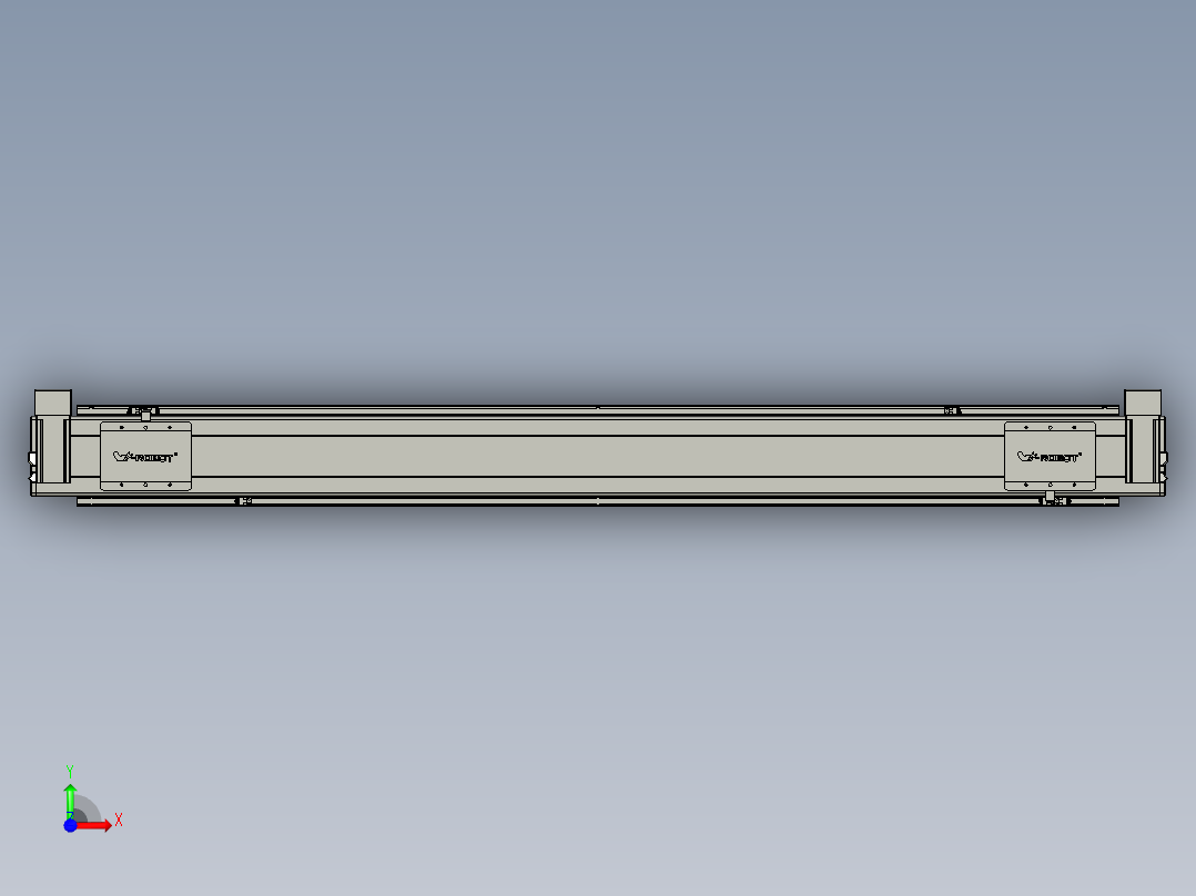 威洛博双电机滑台-VBC14S2-L50-S1400-BU-P40-C6前视图