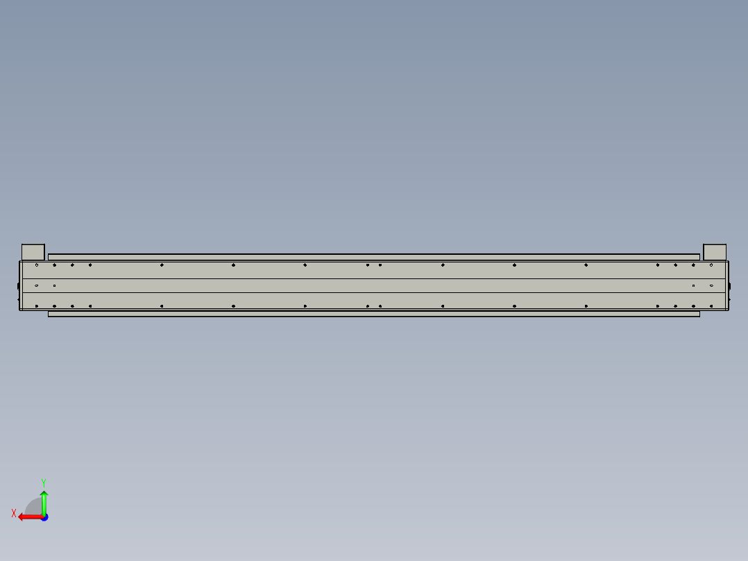 威洛博双电机滑台-VBC14S2-L50-S1400-BU-P40-C6后视图