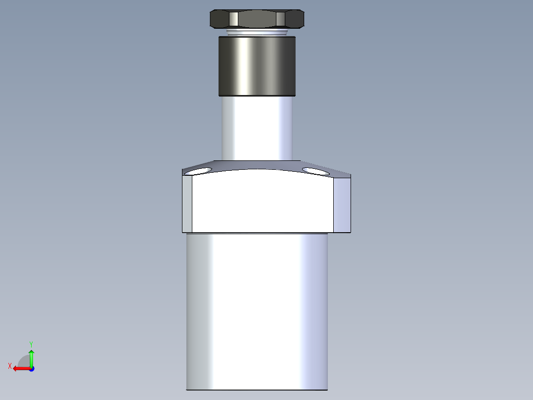 KOSMEKLHA0900-SR-Q25_R01多系列多零件图纸模型后视图