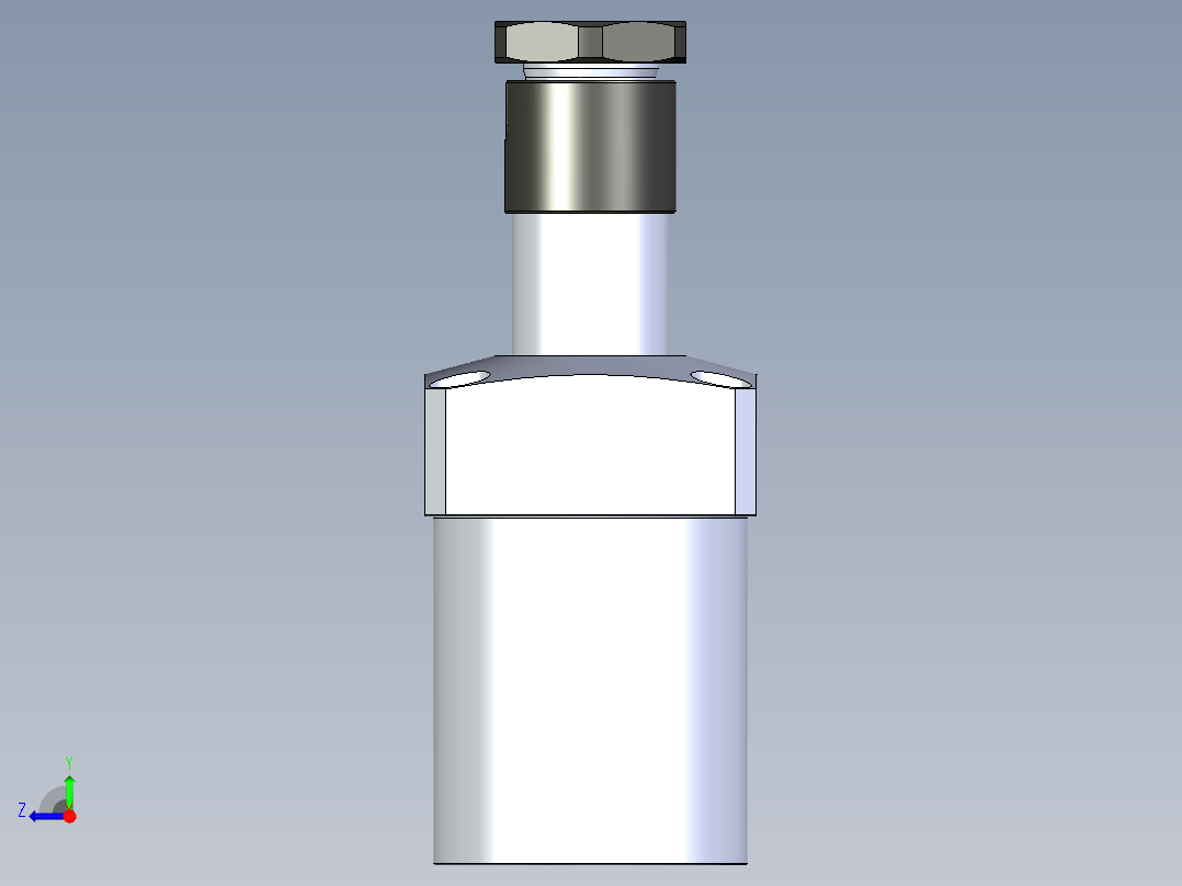KOSMEKLHA0900-SR-Q25_R01多系列多零件图纸模型右视图