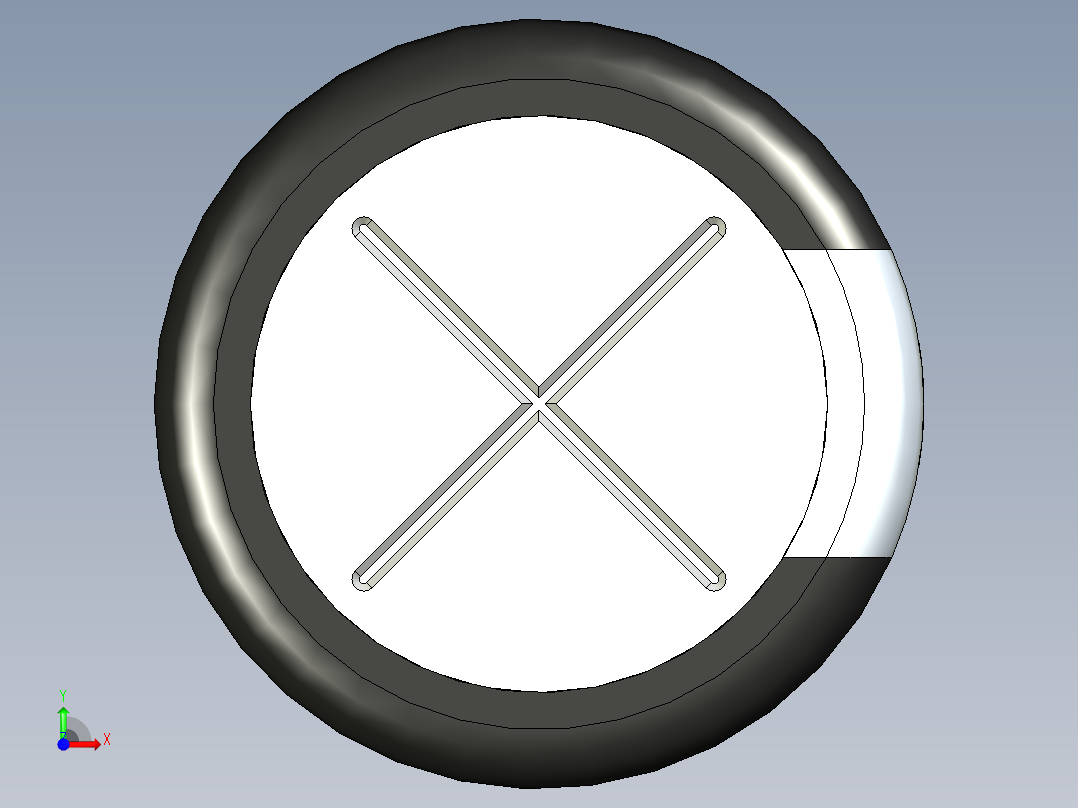 无源元件封装-CAP_RAD_D12.5x40_POL_BK前视图