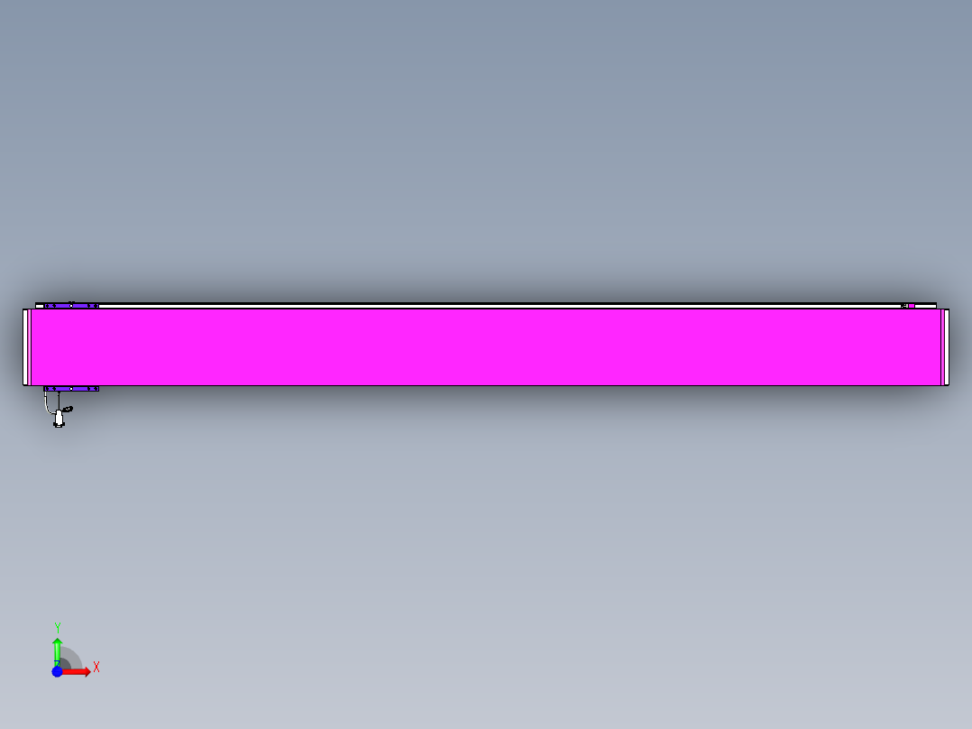 威洛博VL系列直线电机模组-VL22H2-S2400前视图
