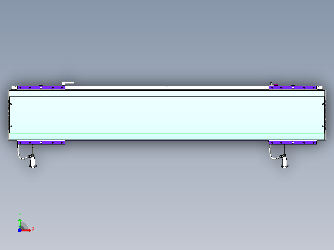 威洛博VL系列直线电机模组-2VL22H3-S850前视图