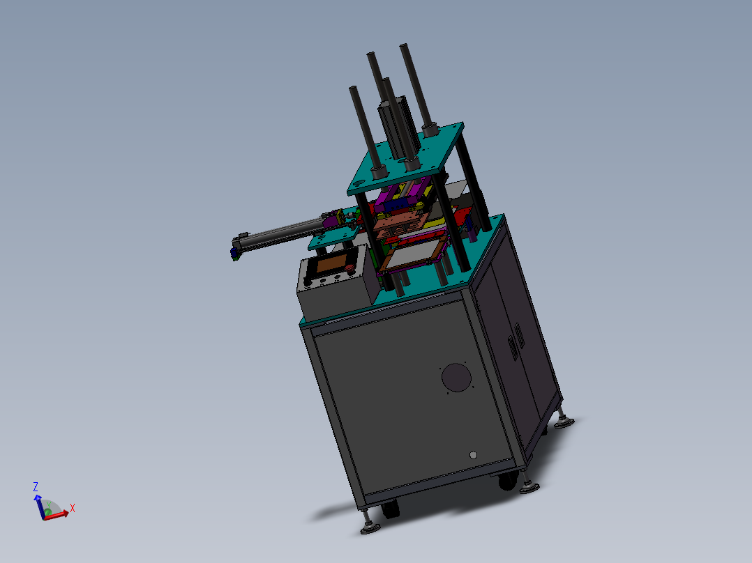 贴纸机设计模型
