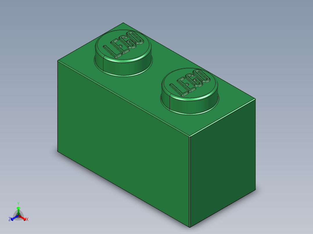 乐高套装 4421基本积木-41077736 - 3004 Dark Green Brick 1 x 2.STEP