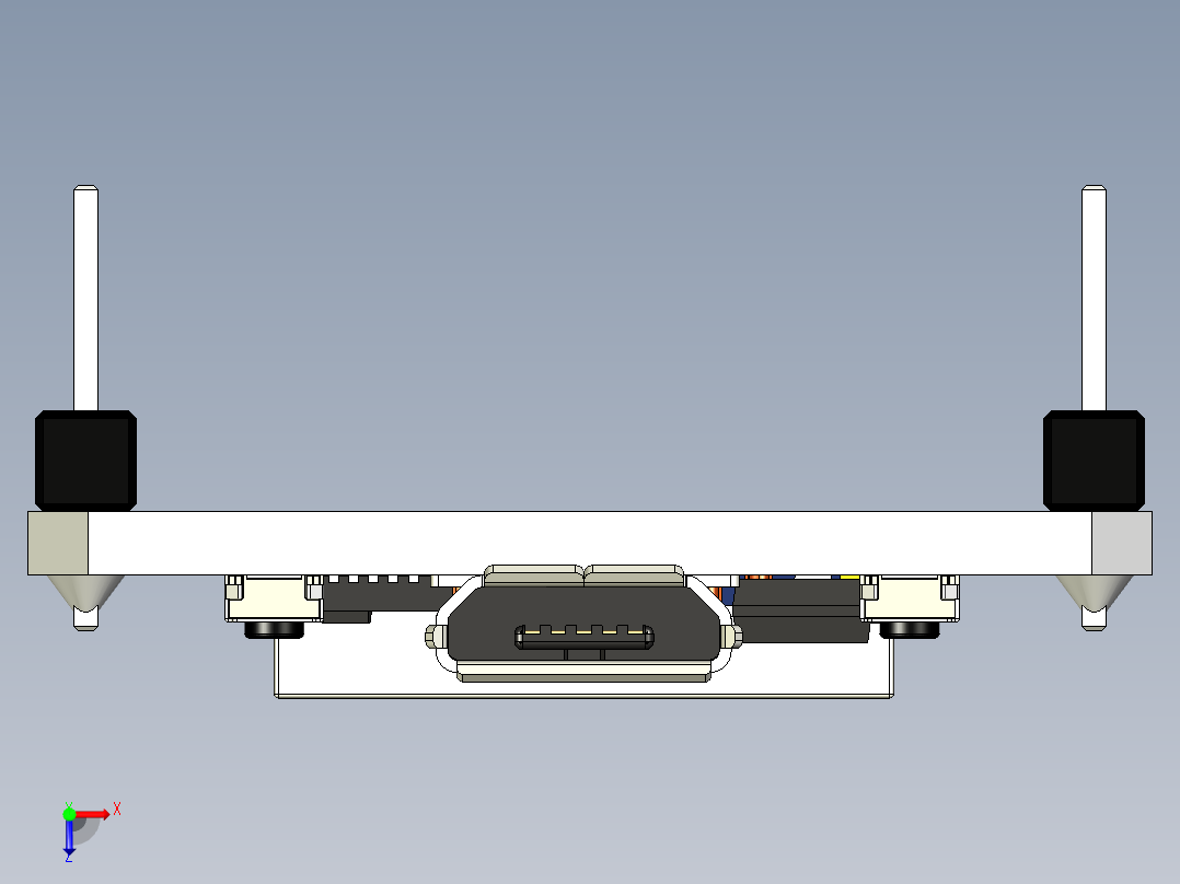 ESP32开发板,30针俯视图