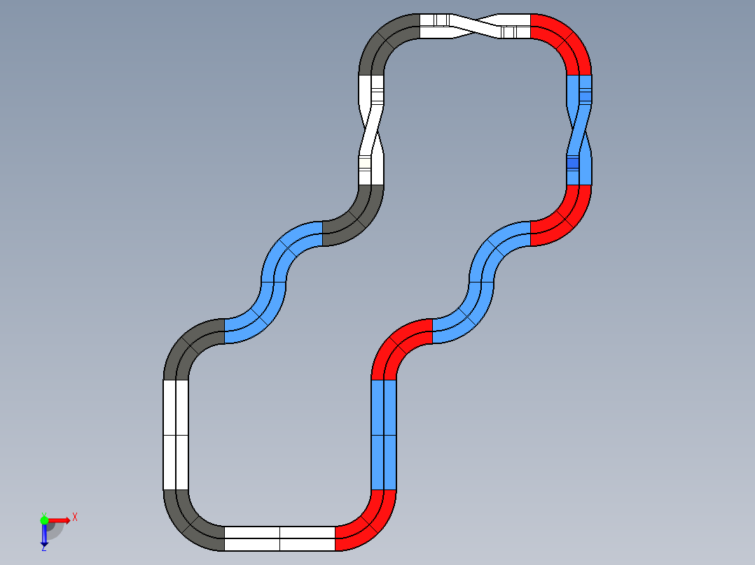 四驱车跑道2俯视图