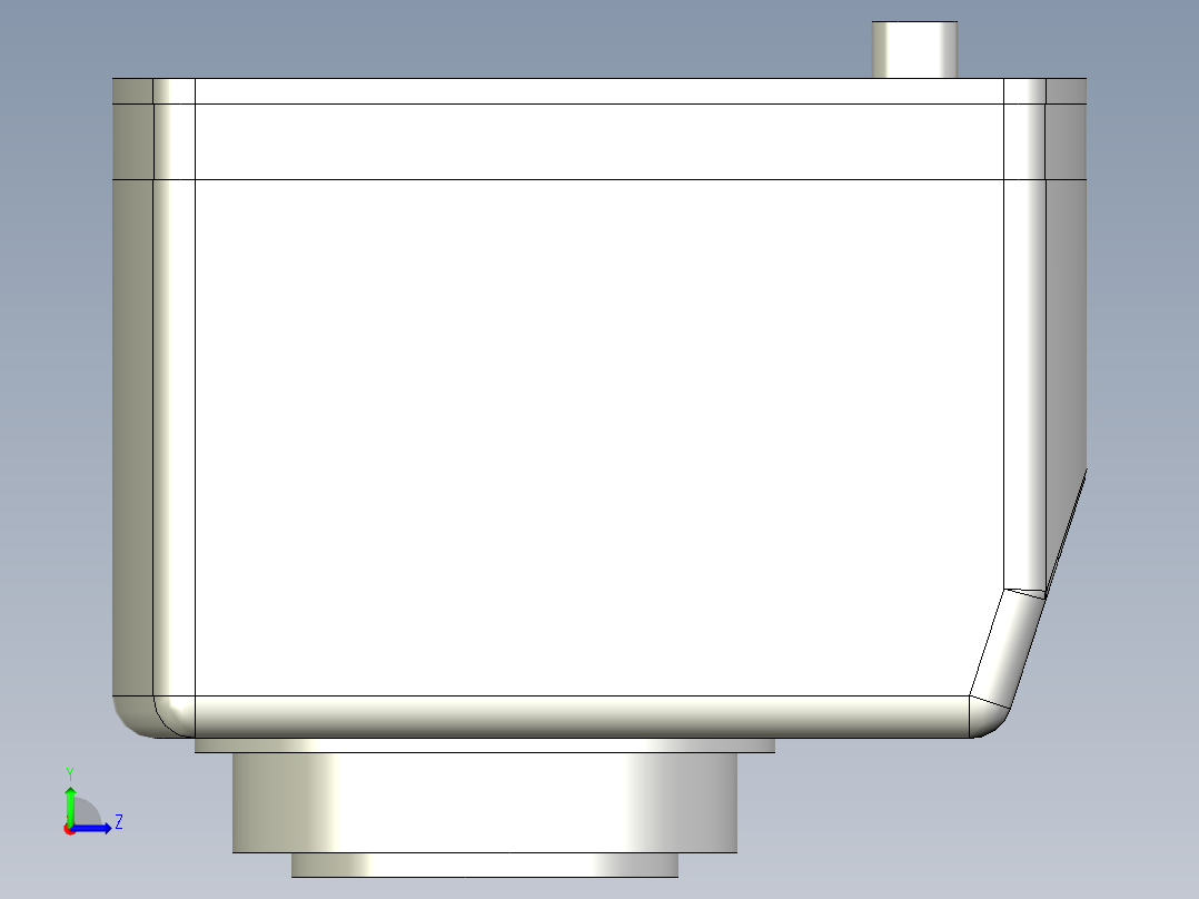 位置顯示器5564-3D多系列多零件图纸模型左视图