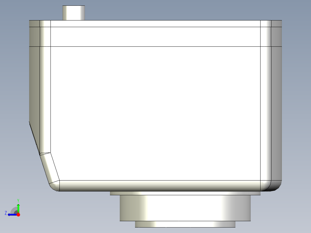 位置顯示器5564-3D多系列多零件图纸模型右视图