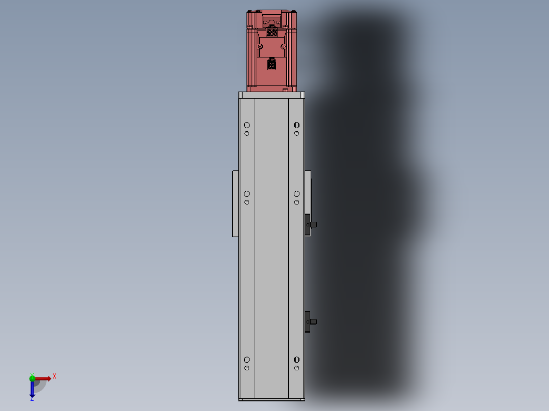 精密模组MY80S-T10-150L-P20B-BC-C4俯视图