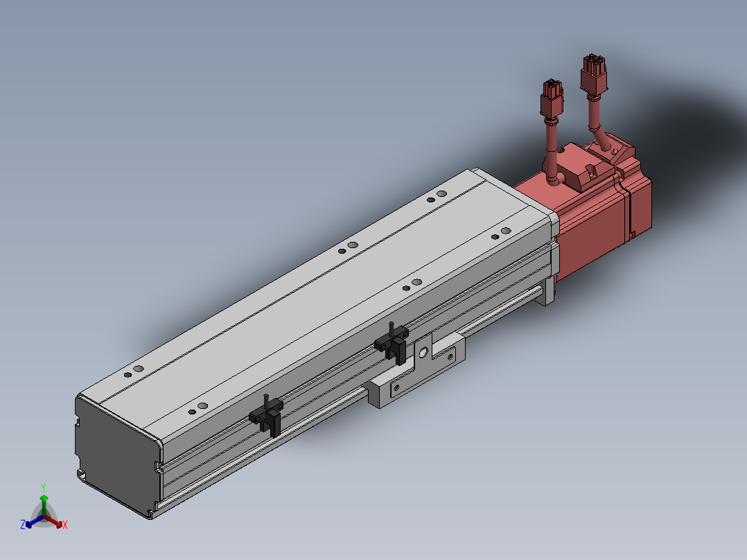 精密模组MY80S-T10-150L-P20B-BC-C4正等轴测图