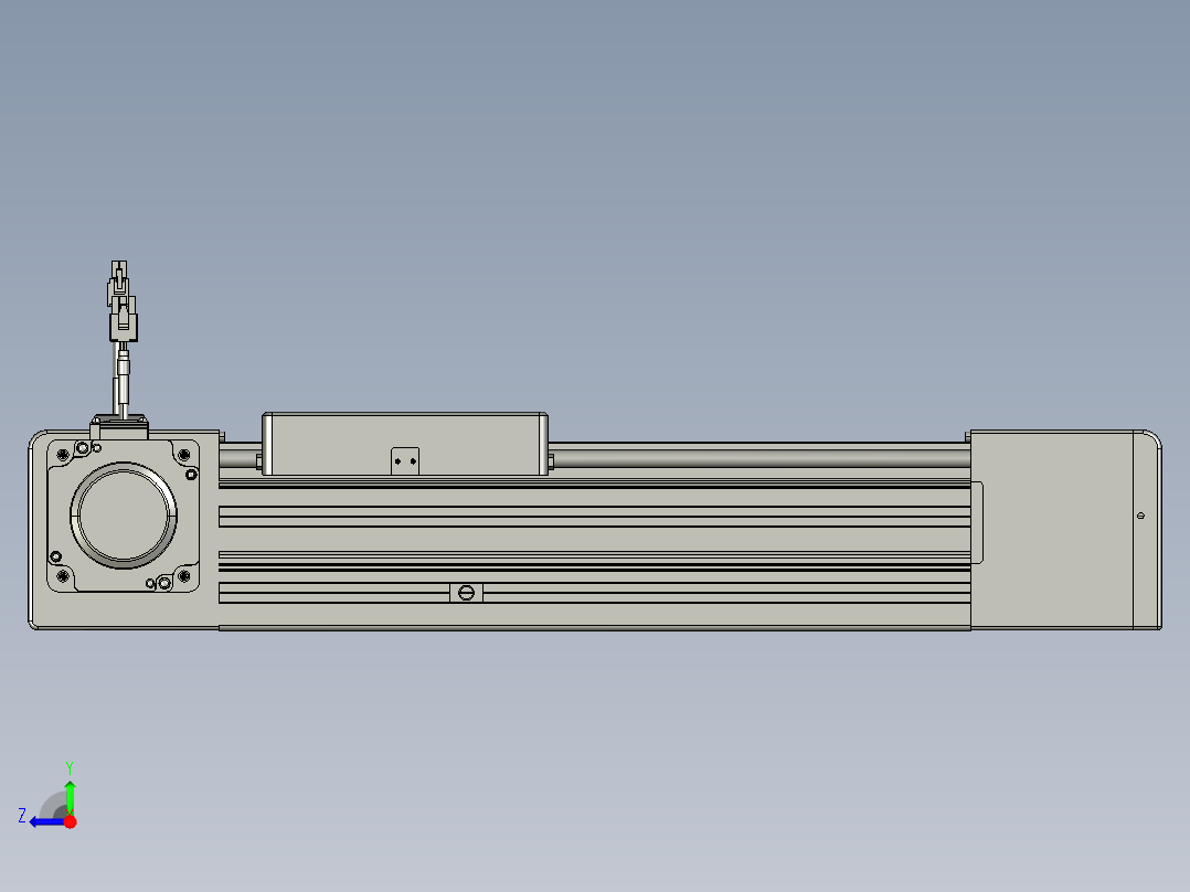 威洛博直线电机模组EB8-L200-S200-L-P75-MS3右视图
