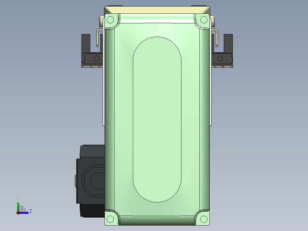 GTH内嵌丝杆全封闭GTH5S-BM-100W左视图