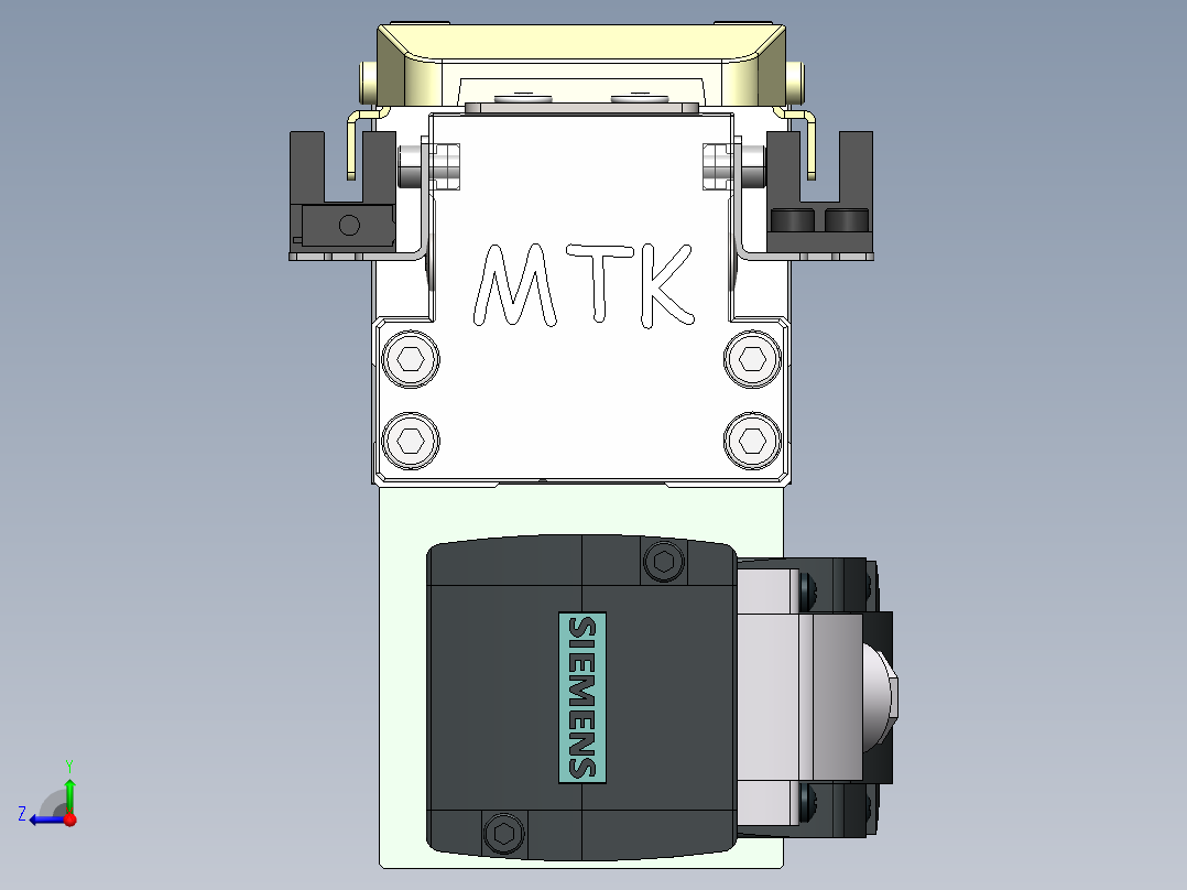GTH内嵌丝杆全封闭GTH5S-BM-100W右视图