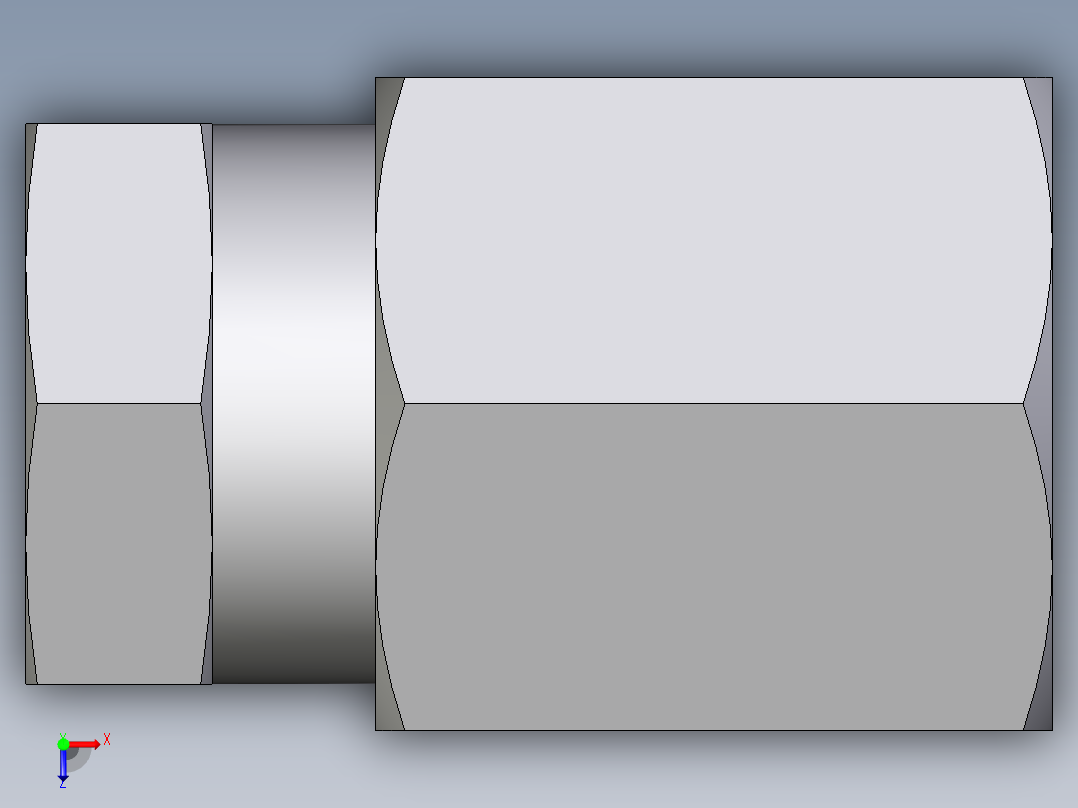卡套式工业通用硬管接头EO_Blanking_plug_for_tube_ends_ROV06ZL71俯视图