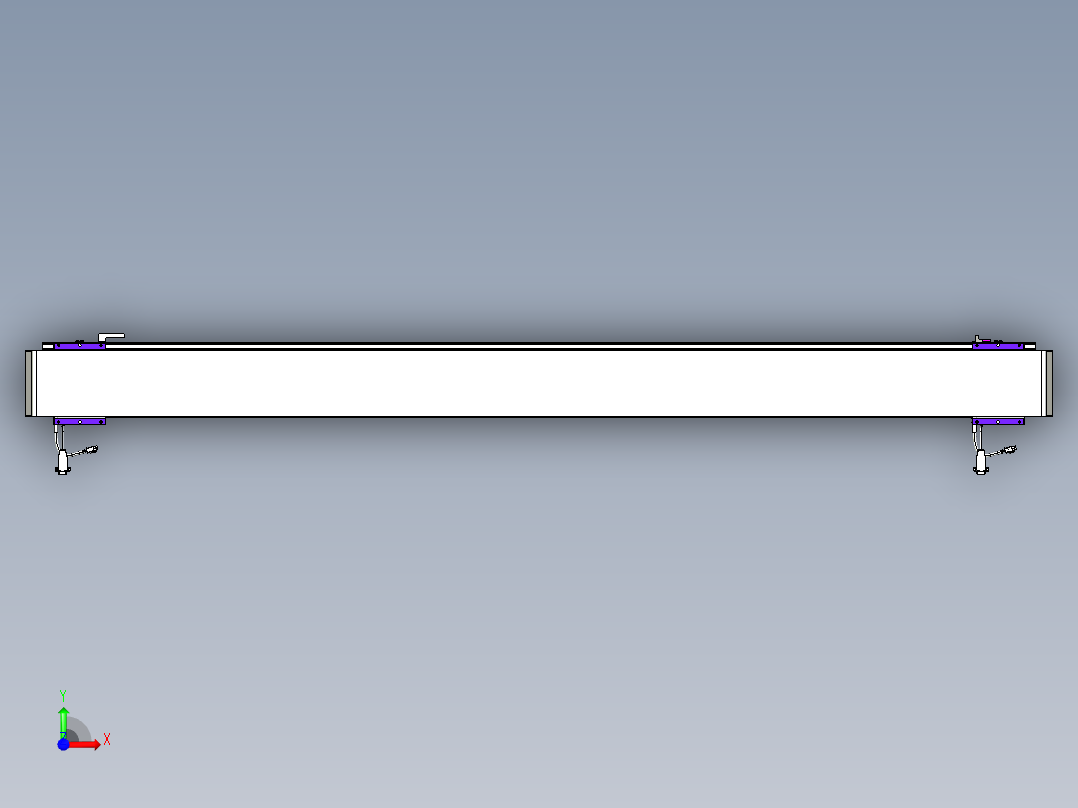 威洛博VL系列直线电机模组-2VL14S1-S1800前视图