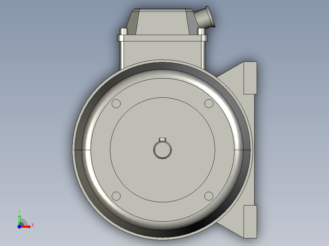 永磁直流测速发电机-30币-186400前视图