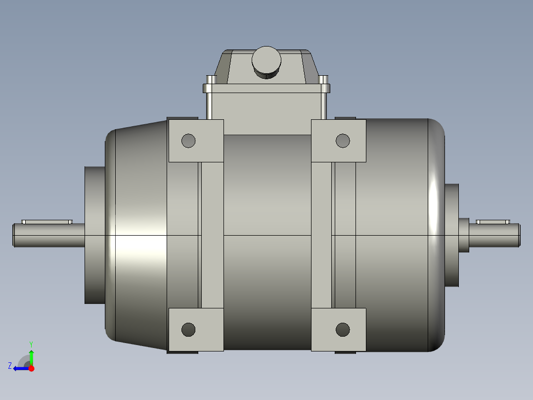 永磁直流测速发电机-30币-186400右视图