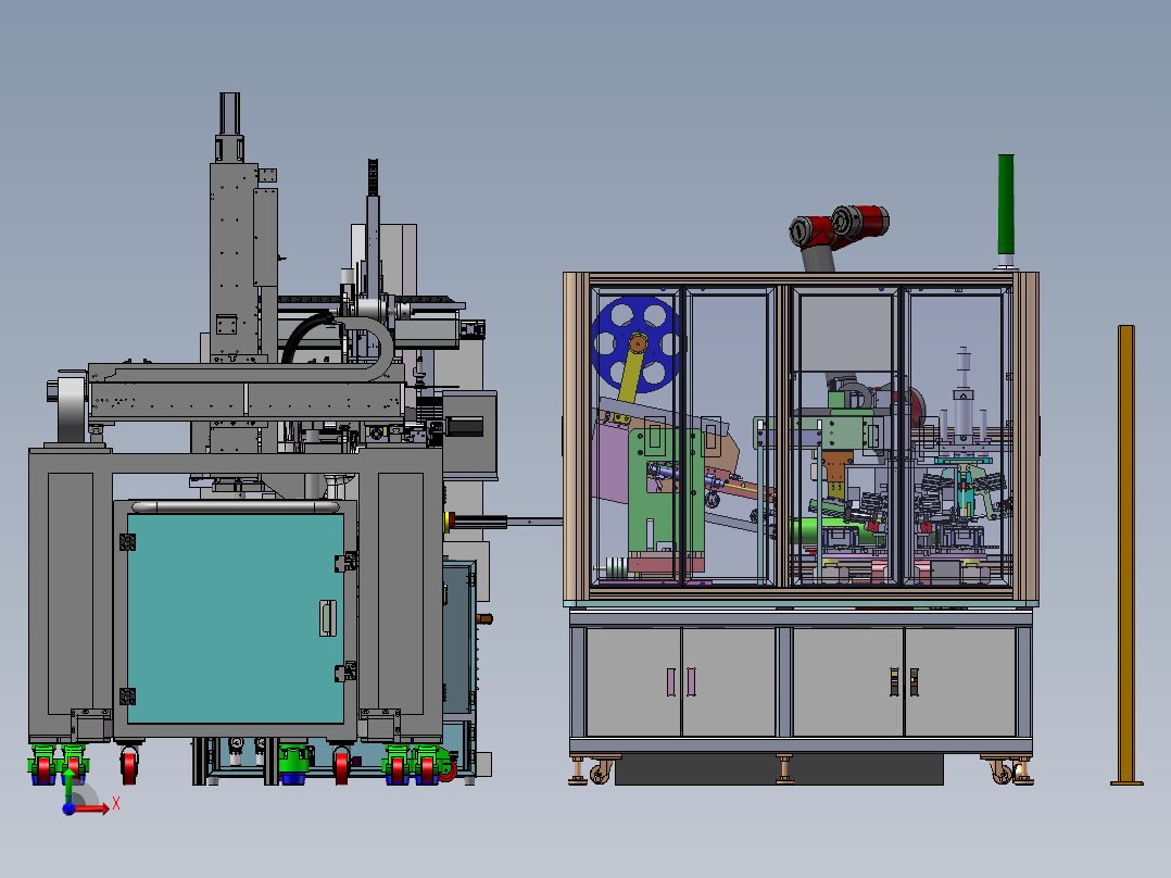 全自动手机贴膜生产线sw20前视图
