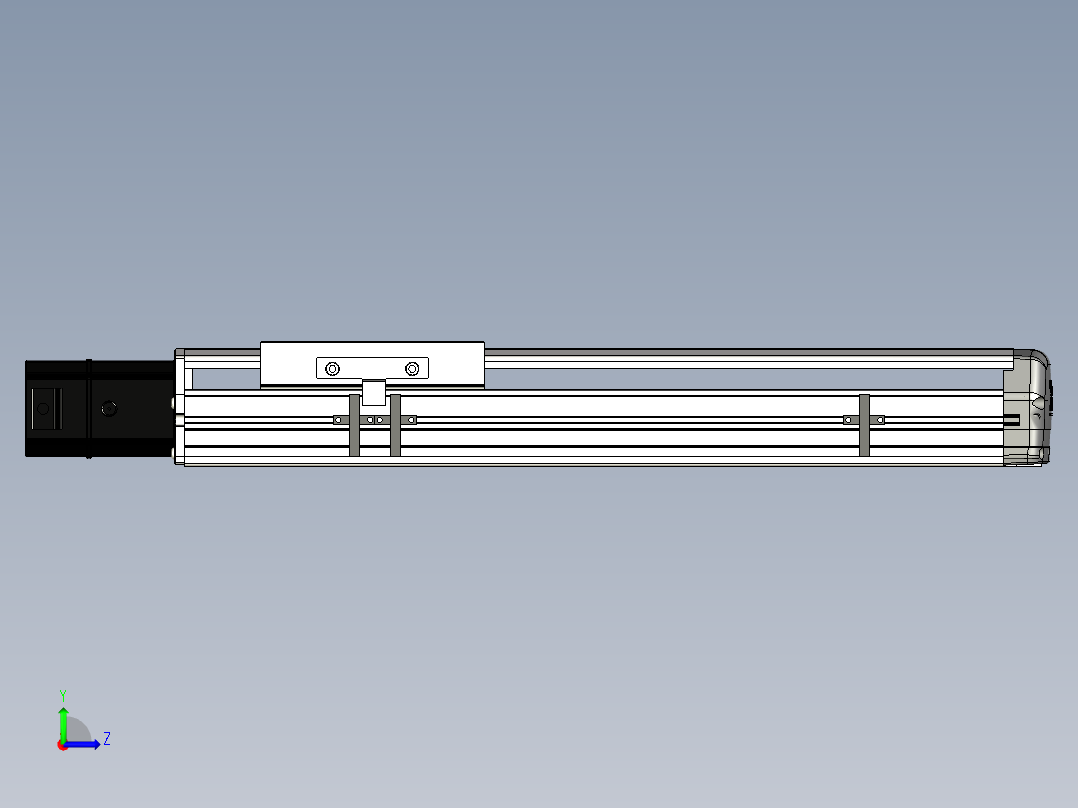 Toyo东佑达直线模组-ETH14-300-BC-200W左视图