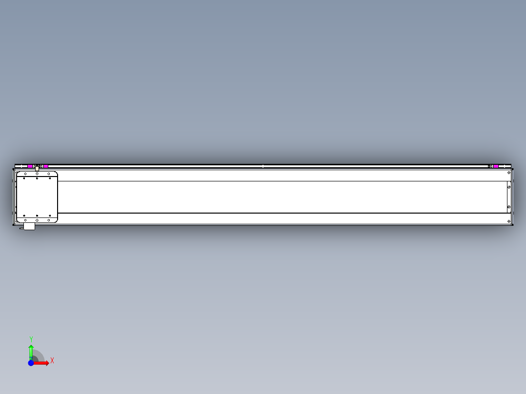 威洛博LC系列3d模型模组LC22H1Y-S1750前视图